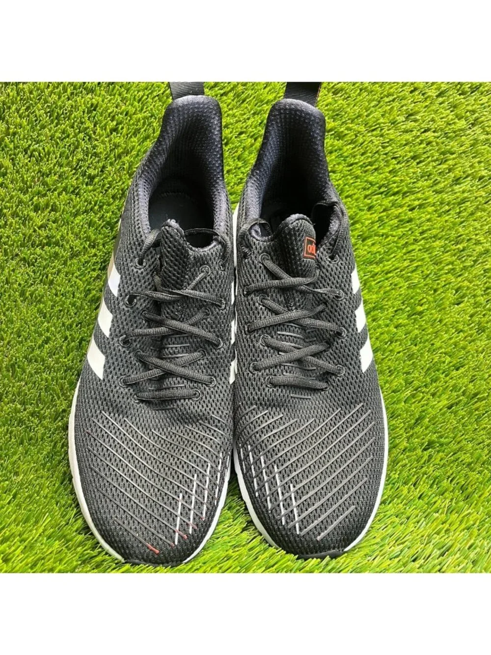 Adidas Asweego Mens Size 13 Black White Athletic Running Walking Shoes Sneakers